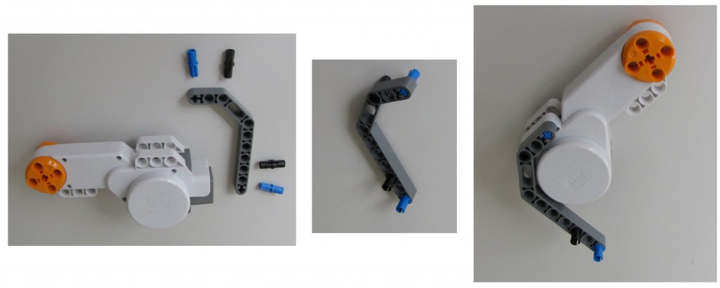 Montaje robot Lego NXT - Paso 2