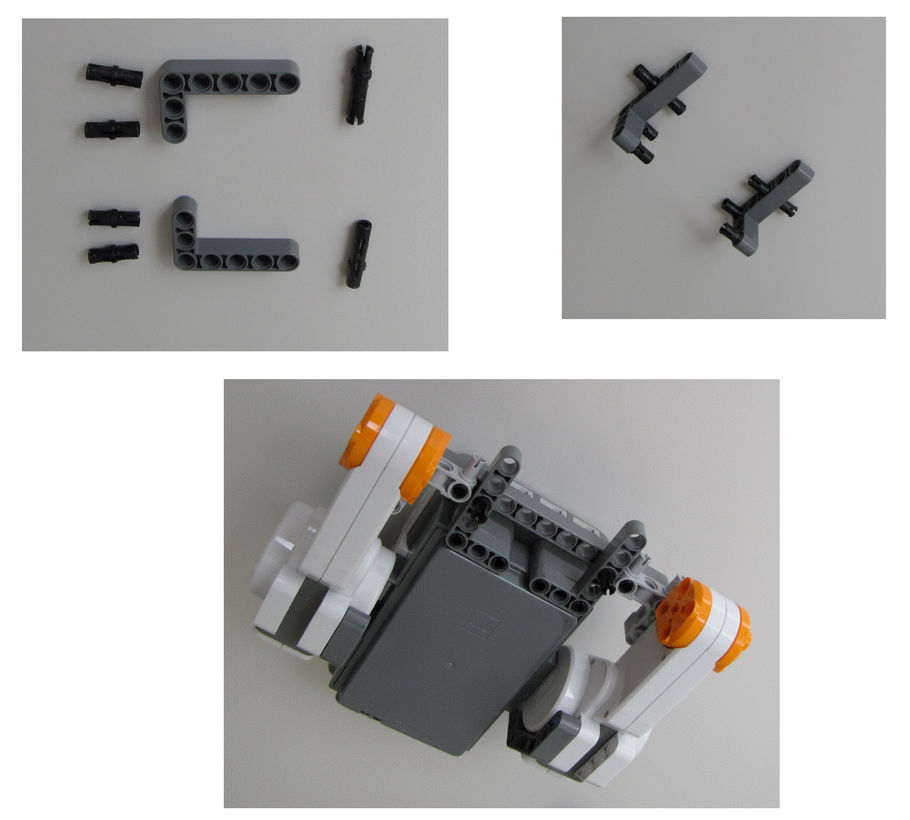 Montaje robot Lego NXT - Paso 5