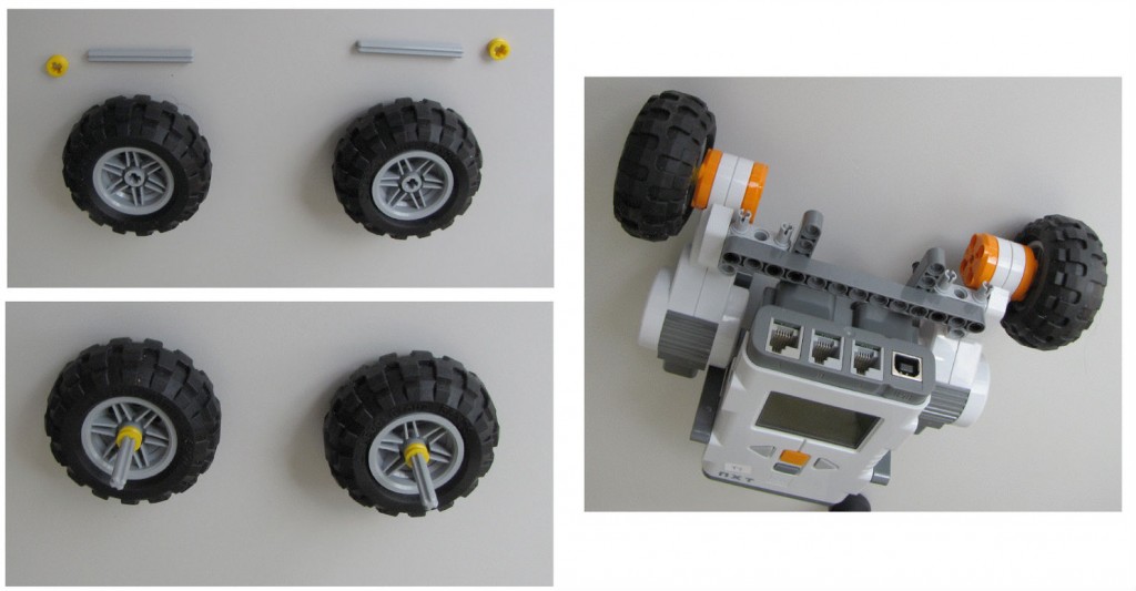 Montaje robot Lego NXT - Paso 6