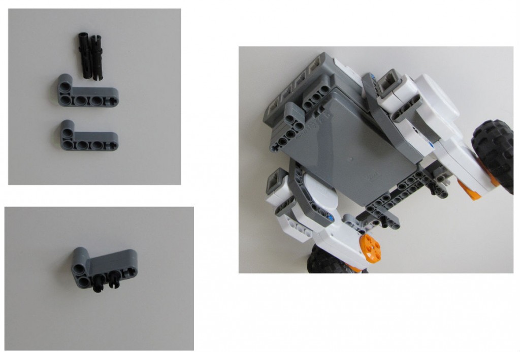 Montaje robot Lego NXT - Paso 7