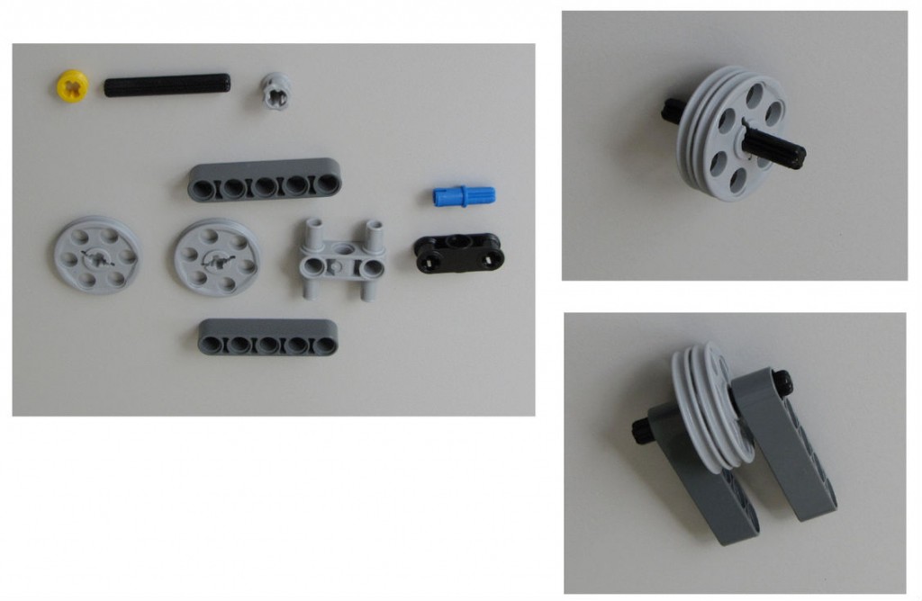 Montaje robot Lego NXT - Paso 8.1