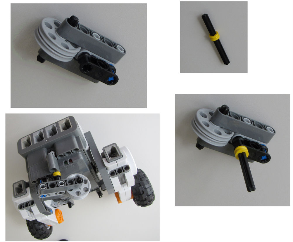 Montaje robot Lego NXT - Paso 8.3