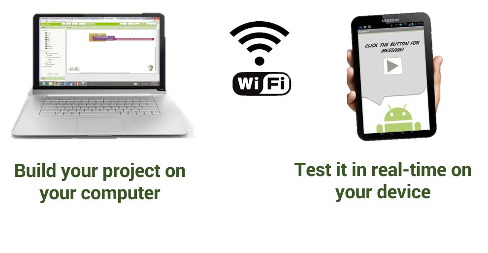 Construir aplicaciones con un dispositivo Android y conexión WiFi
