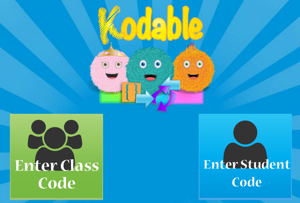 Acceso al espacio de alumnos de Kodable