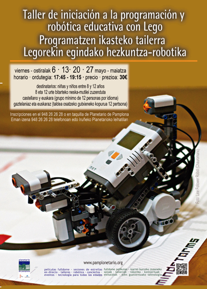 Taller de iniciación a la programación y robótica educativa con Lego