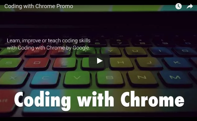 Aprende, mejora y enseña programación con Coding With Chrome