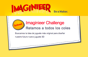 Logo Imaginnier: concurso de diseño de jueguetes en 3D