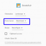 Configuración de ARC Welder para Scratch Jr