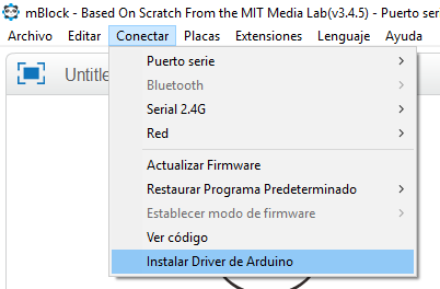 Instalar driver de Arduino