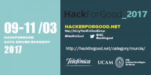 Cartel anunciador HackForGood